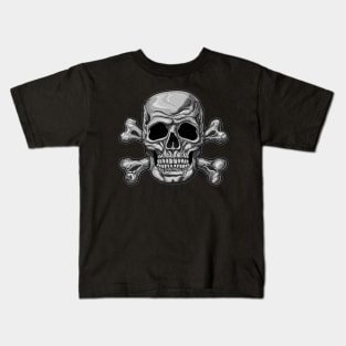 skull and crossbones Kids T-Shirt